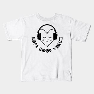 Lofi good vibez (light background) Kids T-Shirt